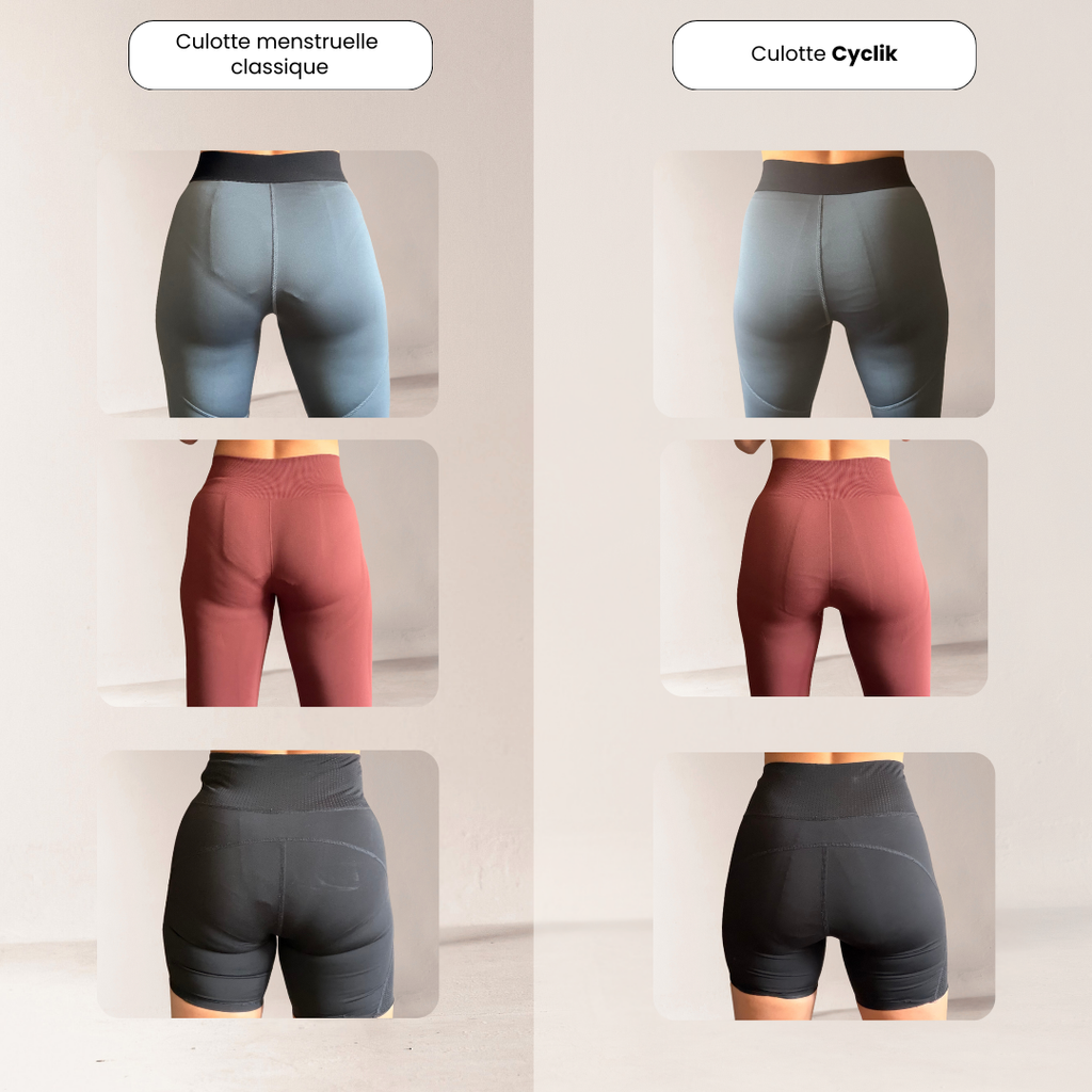 Culotte menstruelle sport sans couture – Cyclik