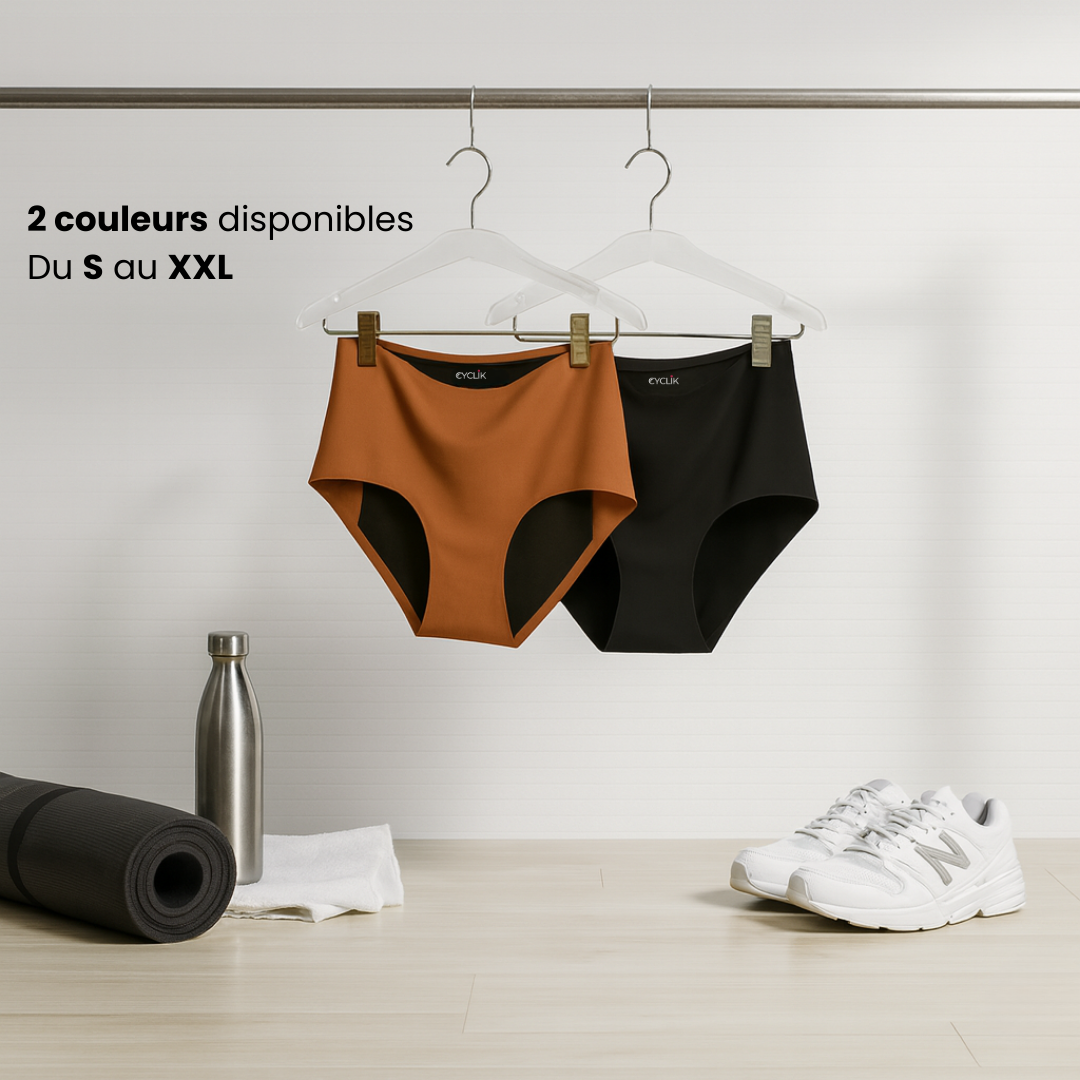 Culotte menstruelle sport sans couture – Cyclik